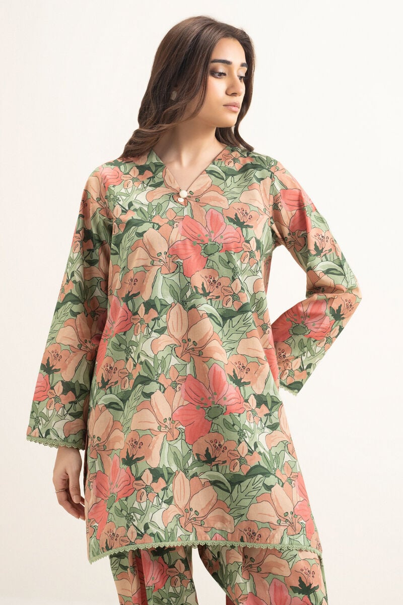 Printed Cambric Shirt