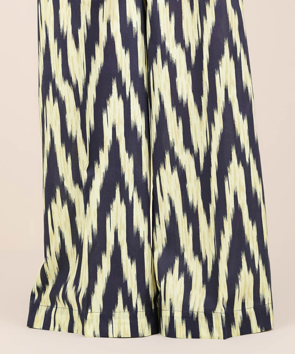 Women's RTW Cambric Multi Printed Flared Pants