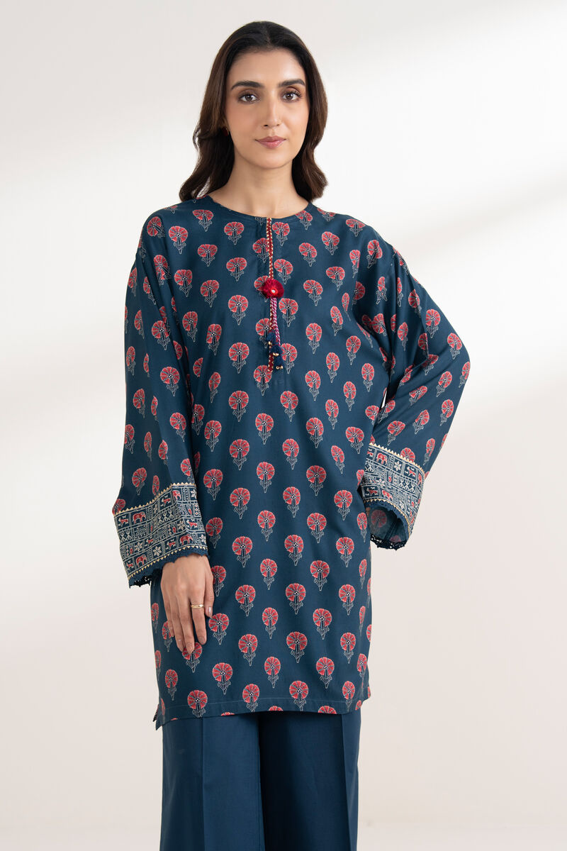 Printed Viscose Linen Shirt