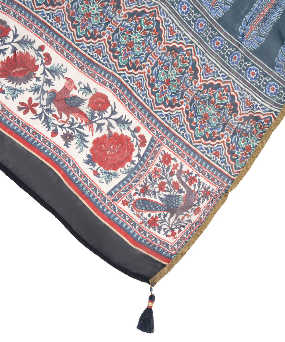 Bemberg Tissue Multi Printed Dupatta