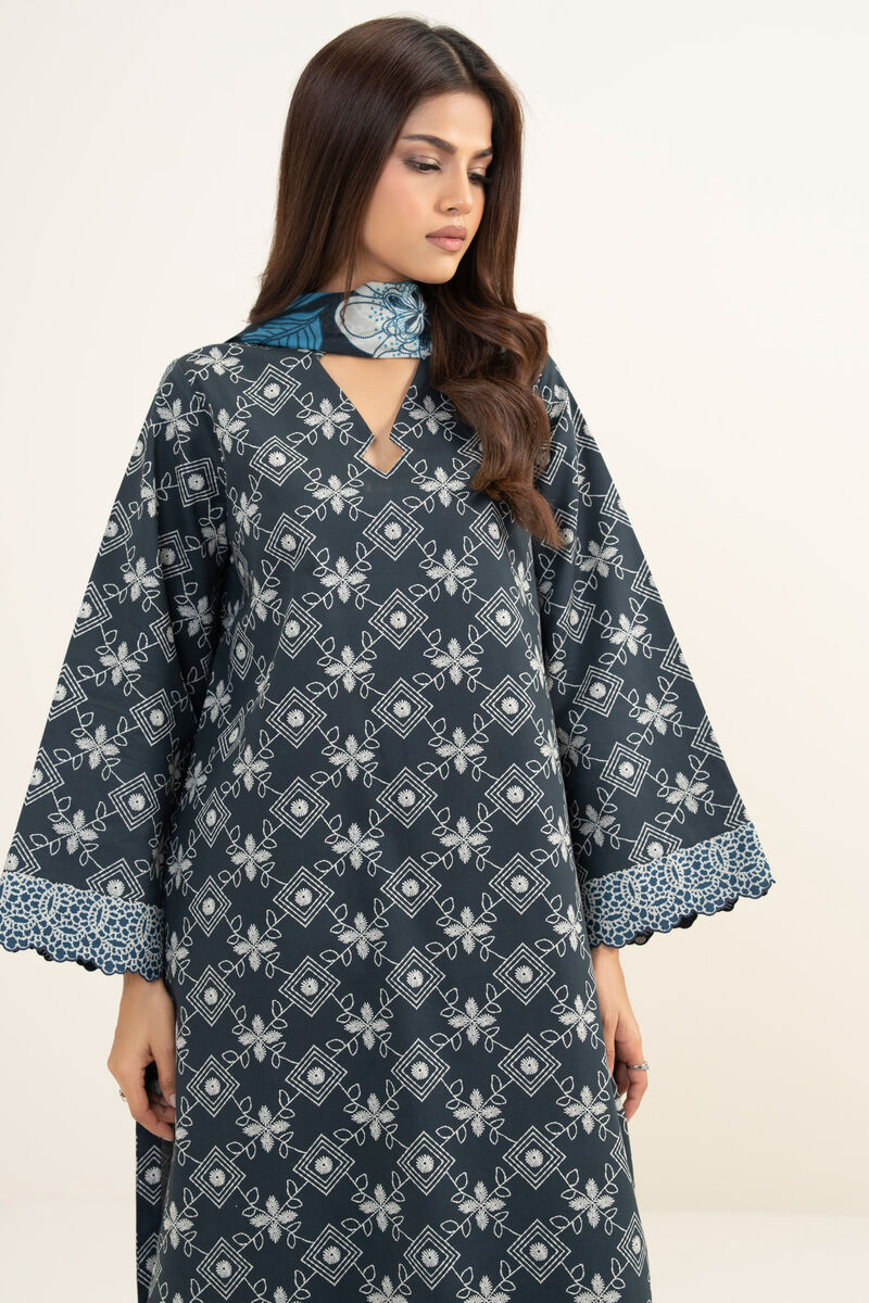 3 Piece - Printed Lawn Suit