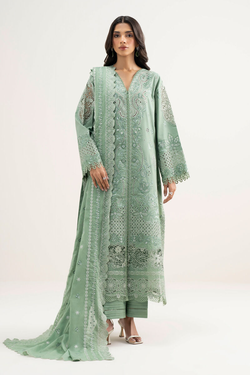 3 Piece - Embroidered Lawn Suit