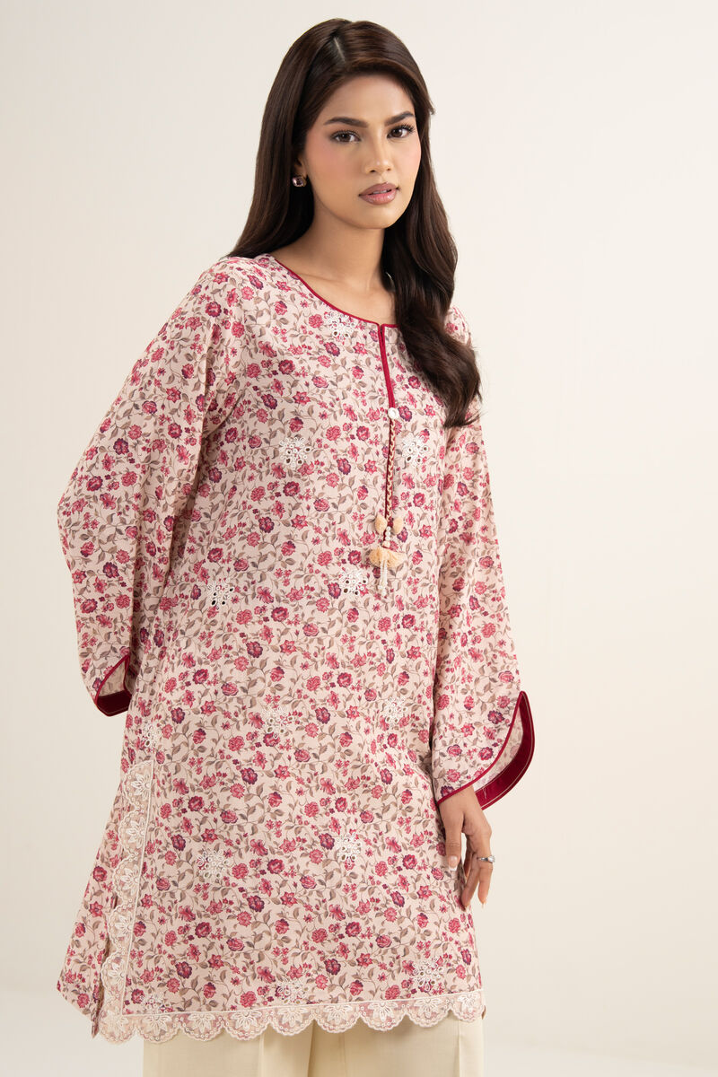 Embroidered Raw Silk Shirt