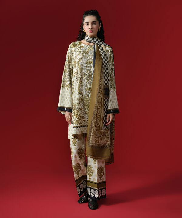 Embroidered Cotton Viscose Shirt null