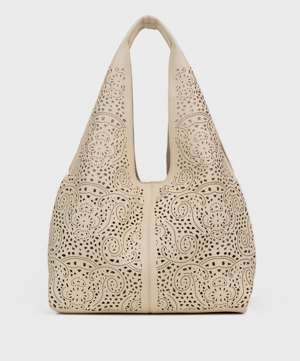 Women's Beige Tote Bag