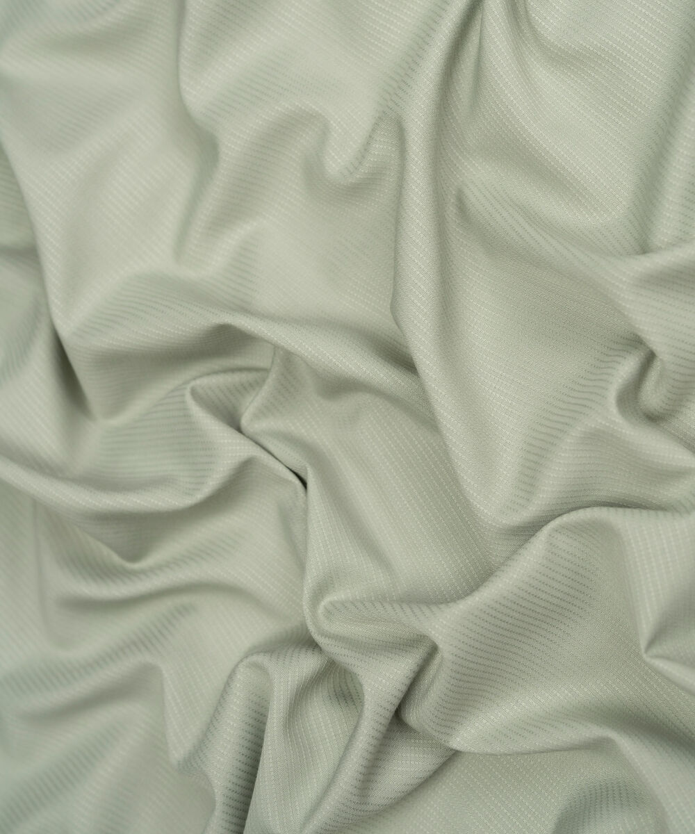 Men's Unstitched Two-Piece Mint Green  Premium Wash & Wear Dobby Suit