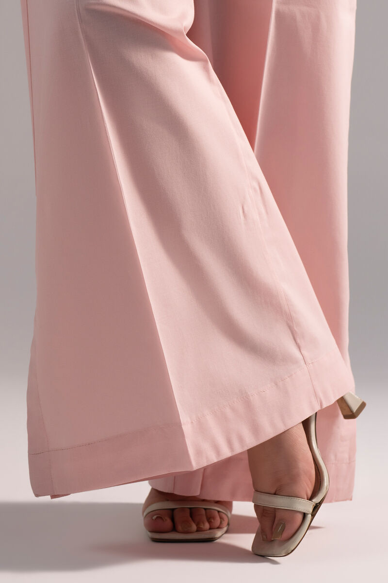 Solid Cambric Flared Pants