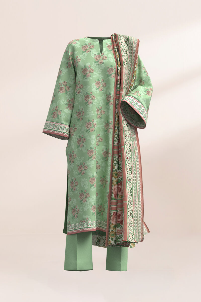 3 Piece - Printed Lawn Suit