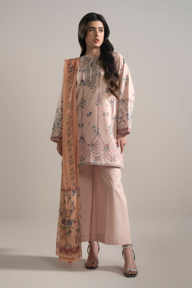 3 Piece - Embroidered Lawn Suit