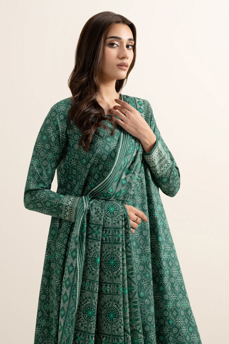 3 Piece - Printed Lawn Suit