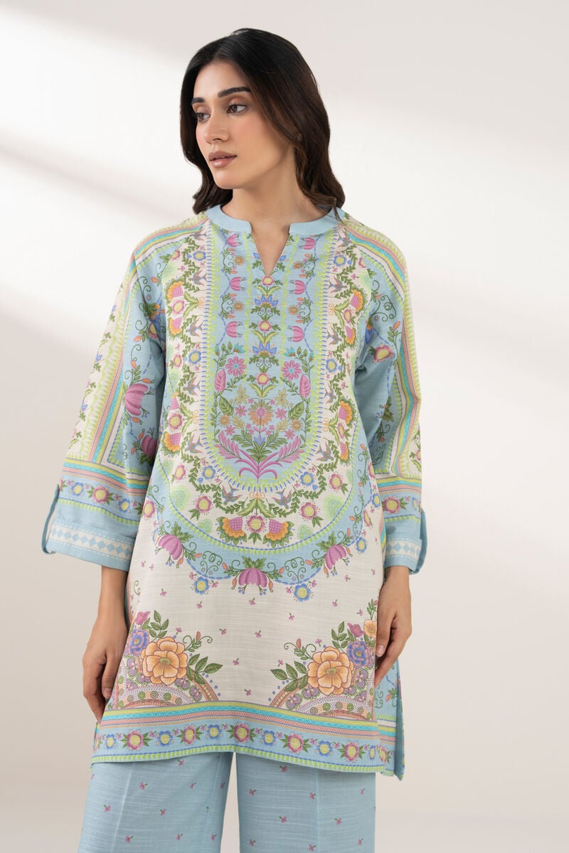 Printed Light Khaddar Shirt