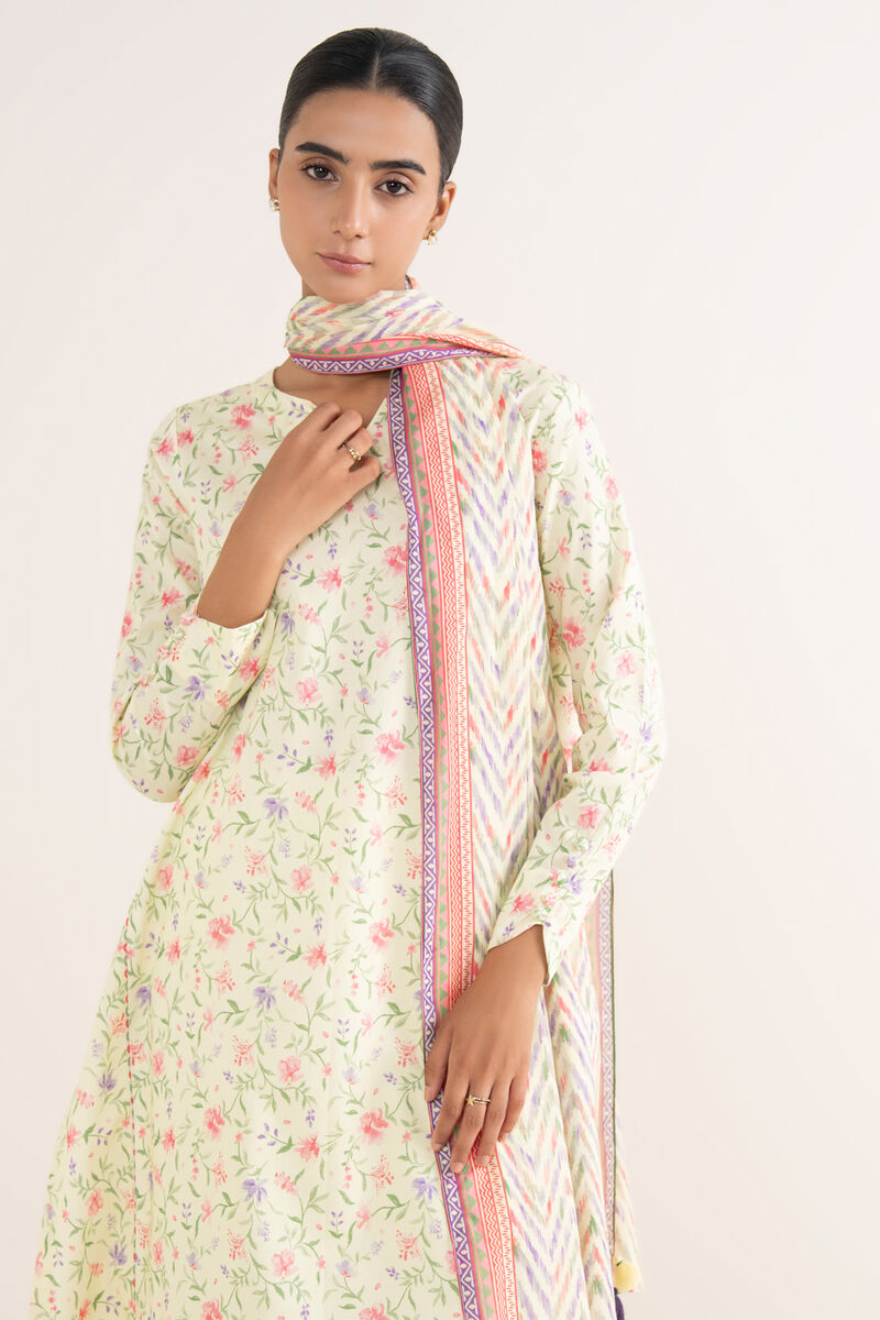 3 Piece - Printed Lawn Suit