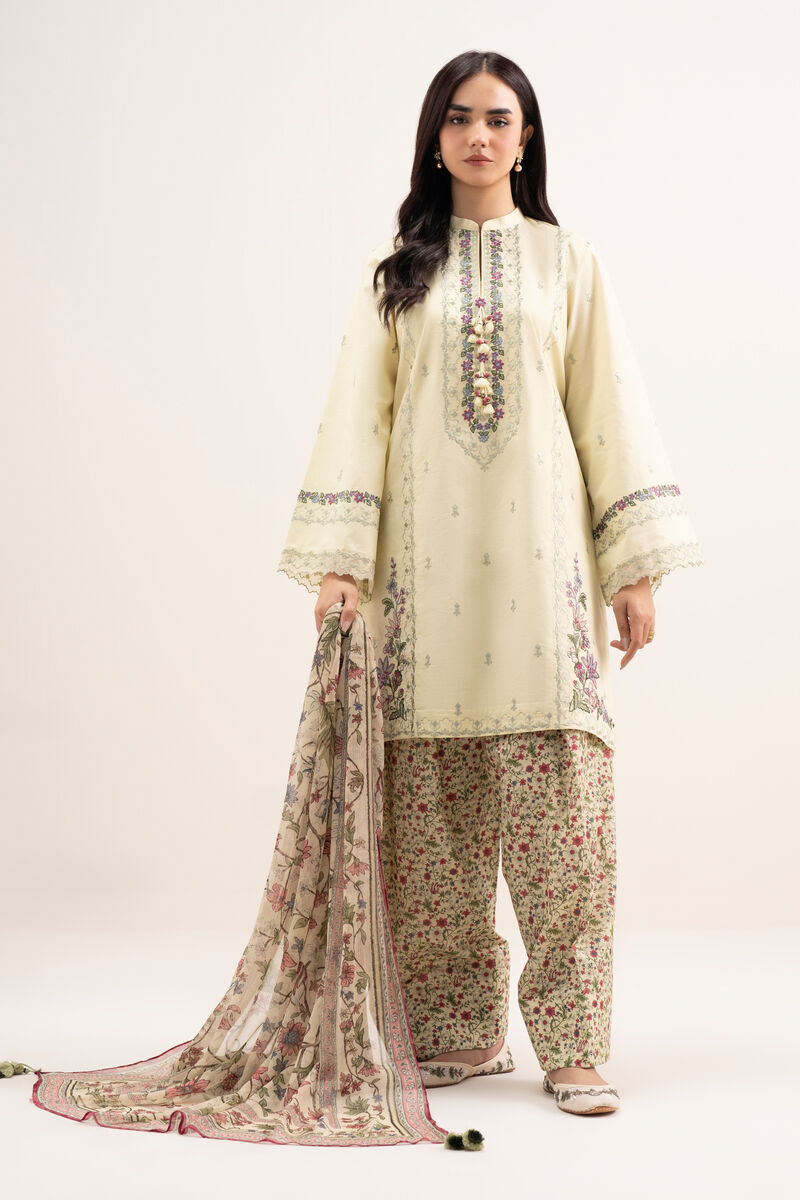 3 Piece - Embroidered Lawn Suit