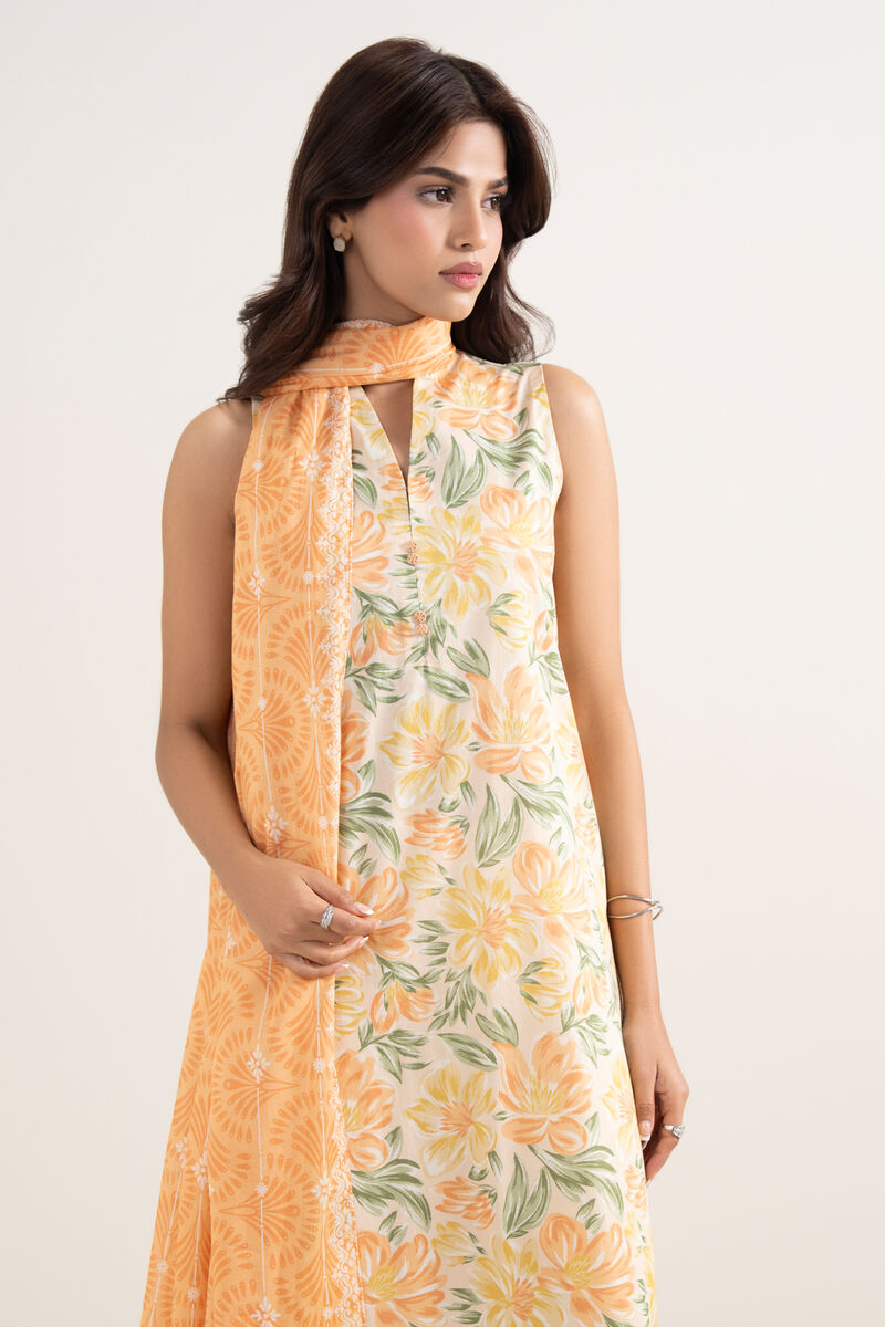 3 Piece - Printed Lawn Suit