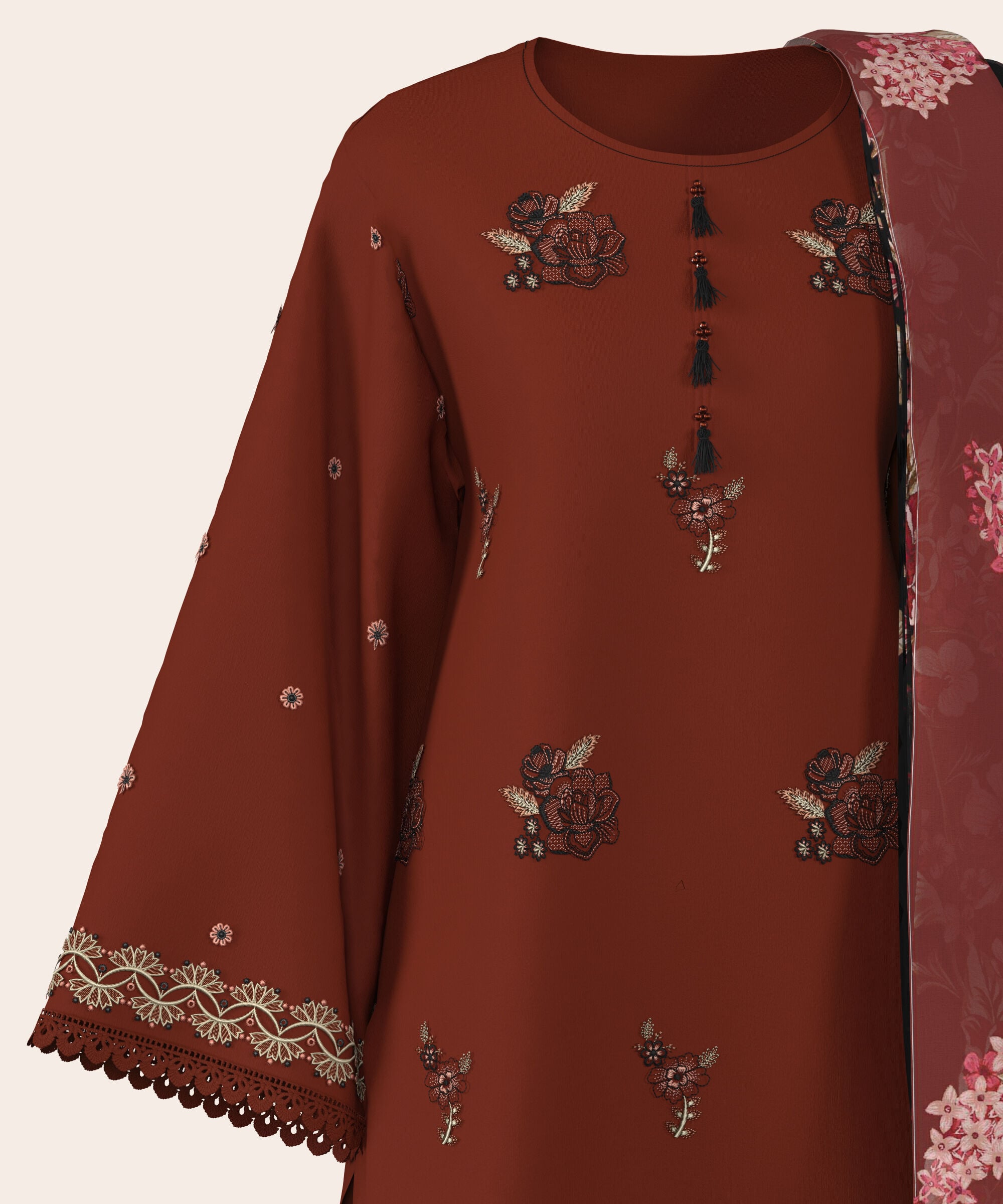 Unstitched 3 PC DBEWS26CL323