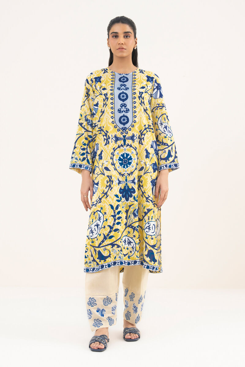 Printed Arabic Lawn Shirt