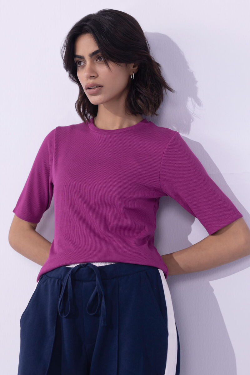 Slim-Fit Rib Top