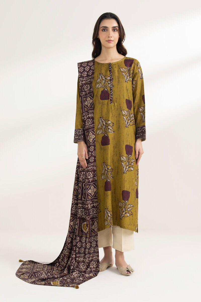 Printed Linen Dupatta