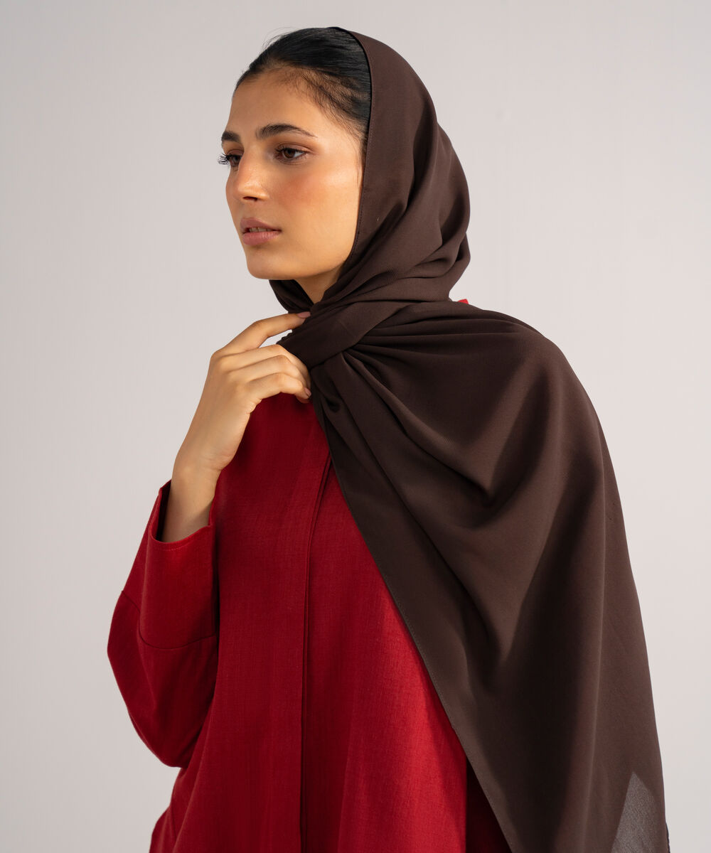 Women's Dark Brown Hijab
