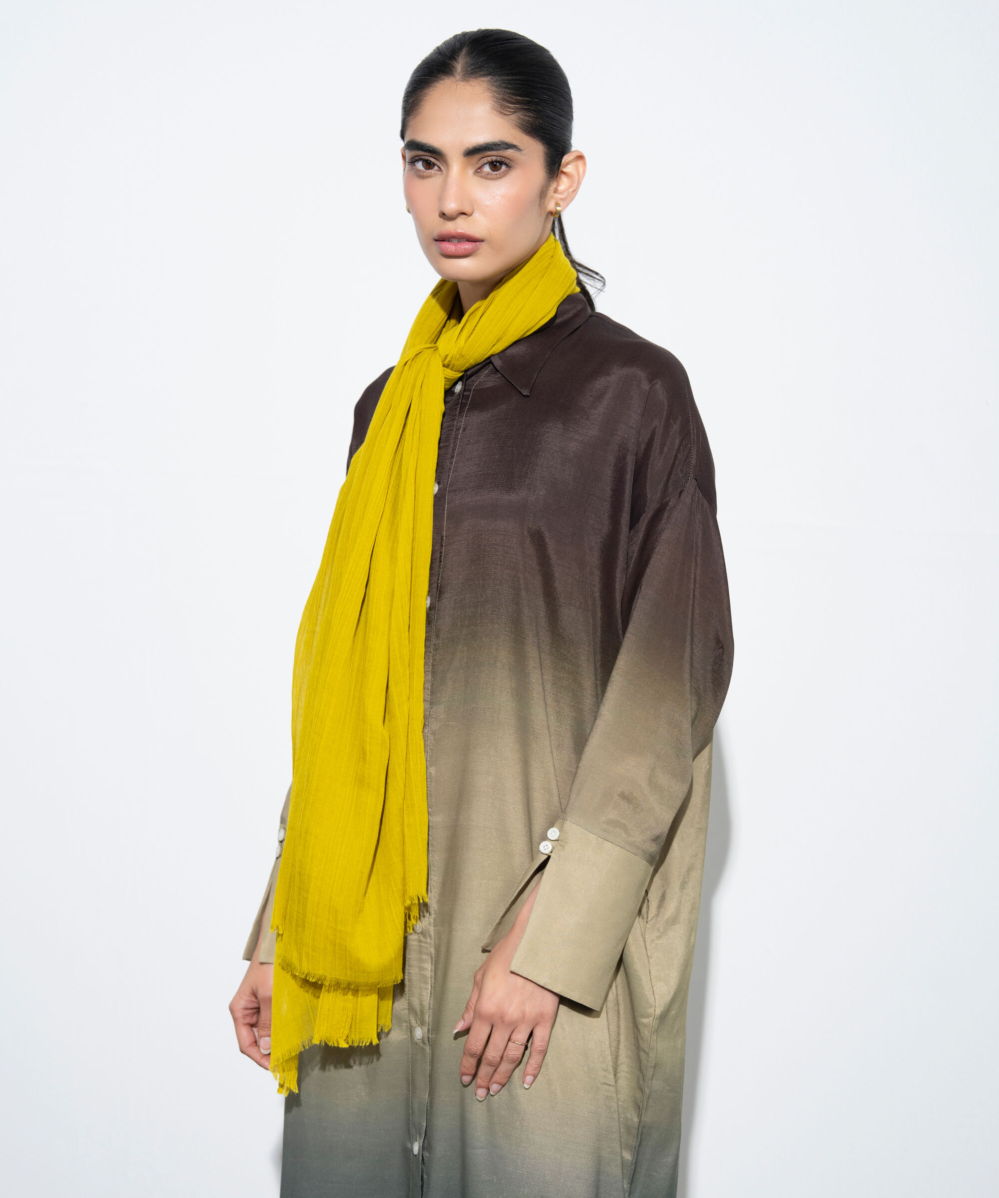 Mustard Scarf WSCF26V10014