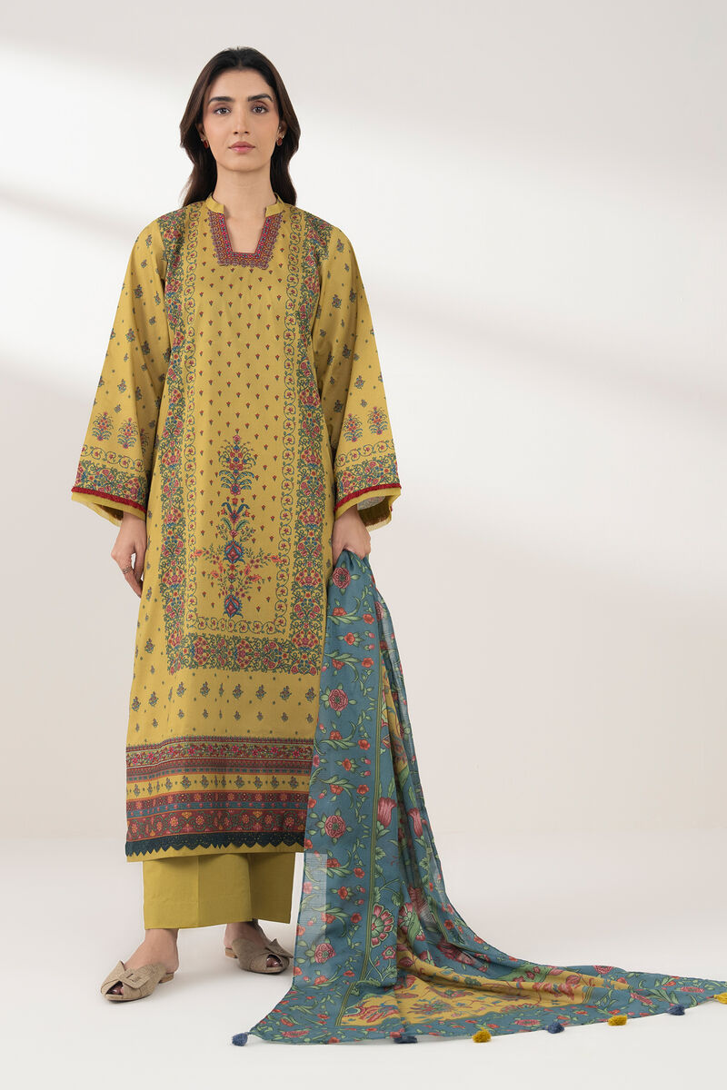 3 Piece - Embroidered Lawn Suit