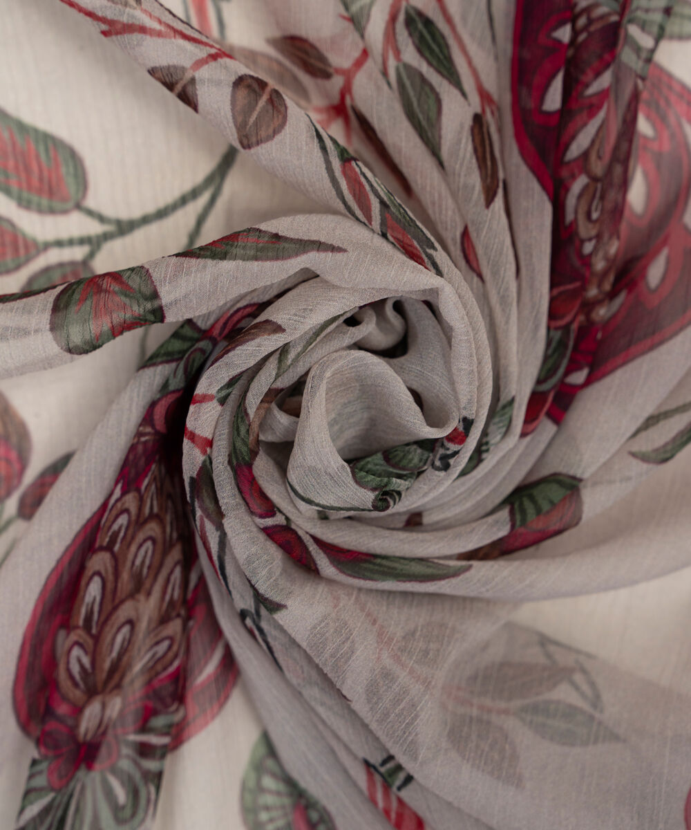 Blended Chiffon Printed Multi Dupatta