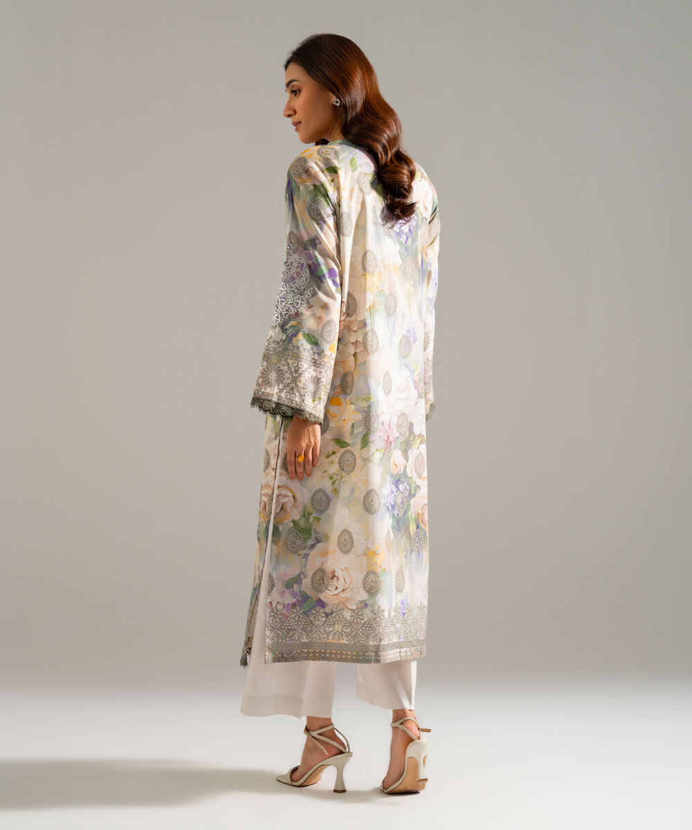 Women's RTW Lawn Embroidered Multi 2 Piece Suit