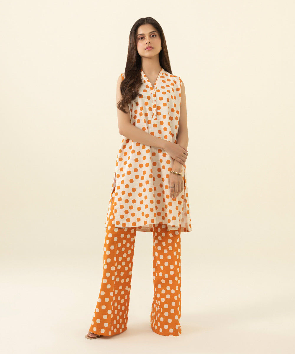 2 Piece - Printed Light Khaddar Suit