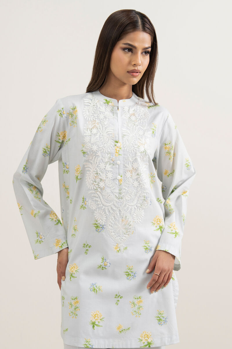 Embroidered Cotton Viscose Shirt