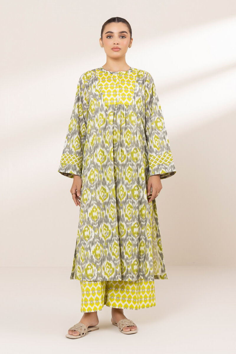 Printed Crosshatch Shirt