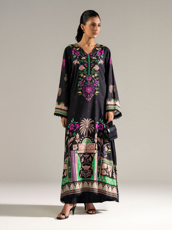 2 Piece - Printed Cotton Viscose Suit