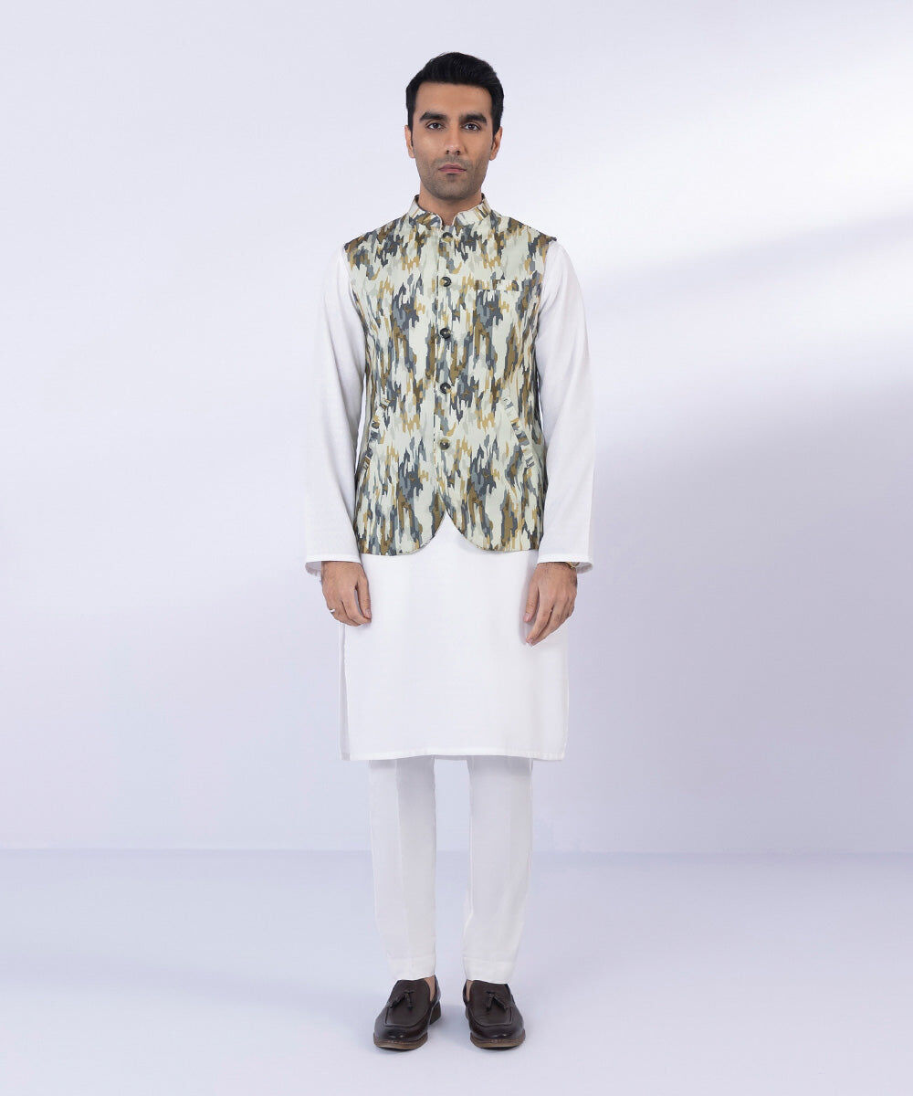 Man - Multi Embroidered Waistcoat