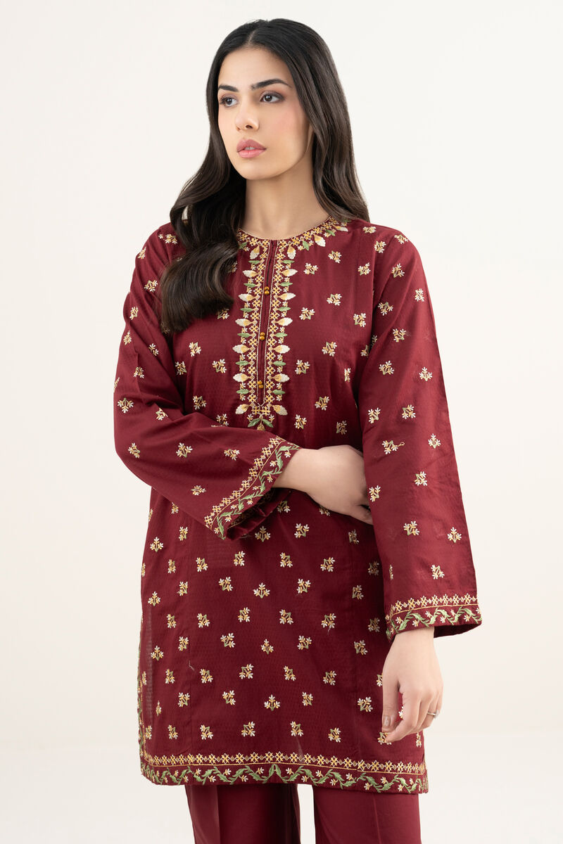 Embroidered Dobby Shirt