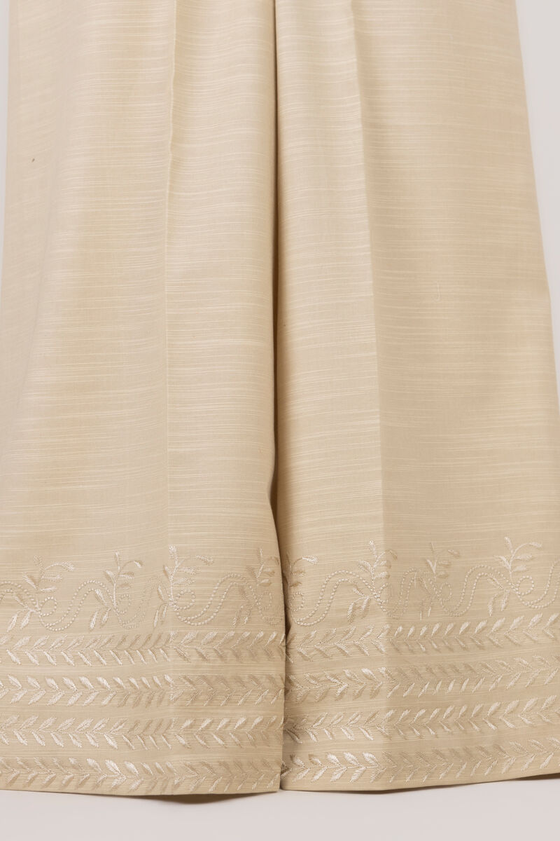 Embroidered Khaddar Trousers