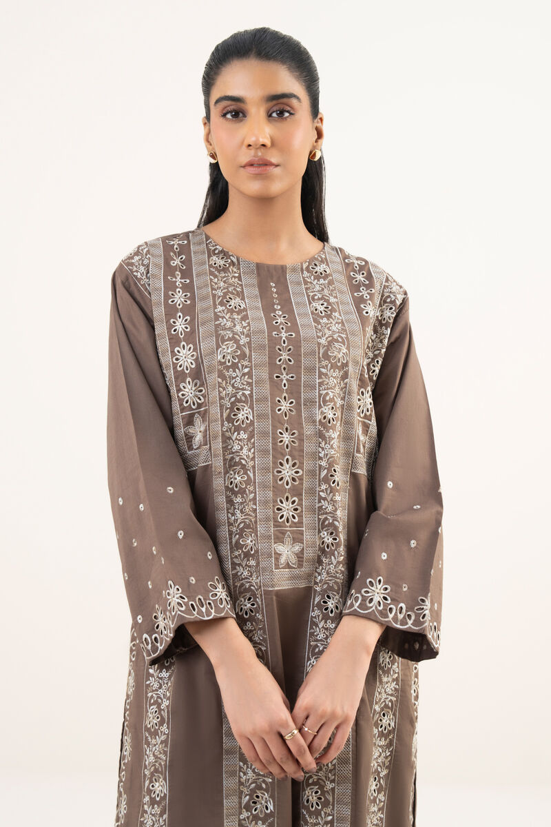 Embroidered Crosshatch Shirt