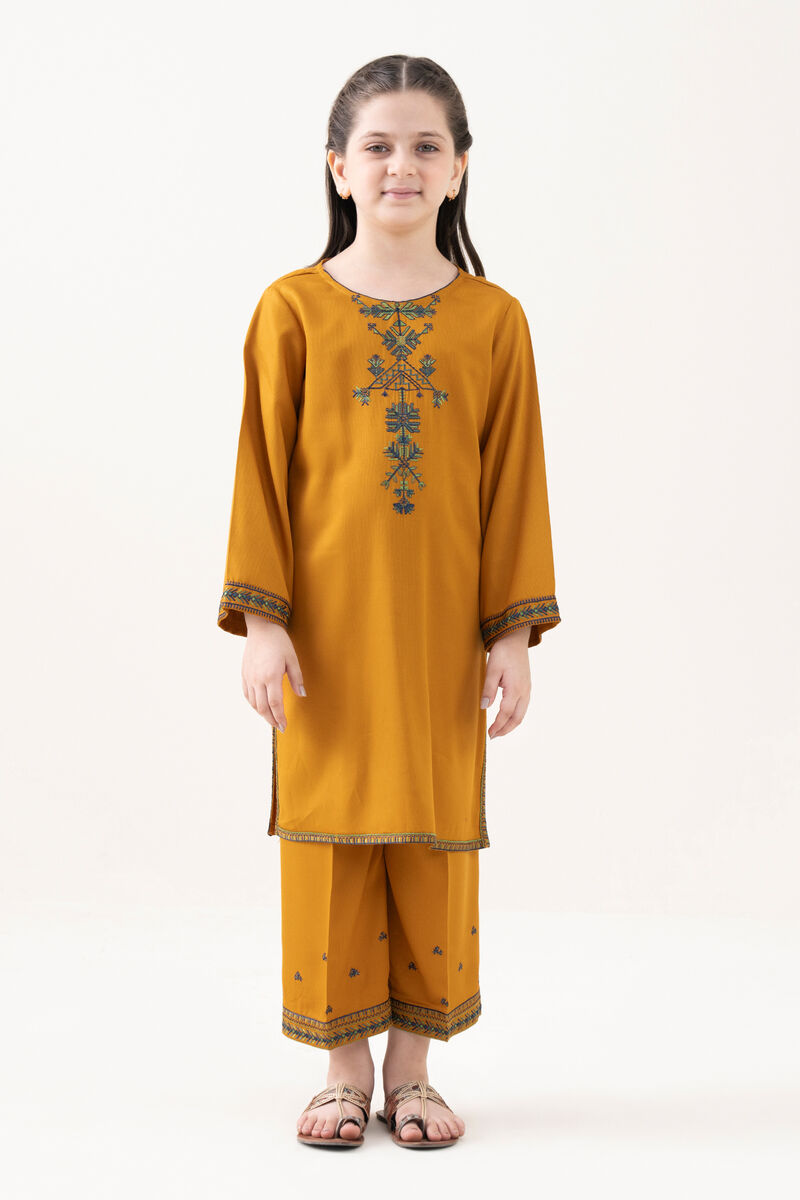 2 Piece - Embroidered Bedford Suit