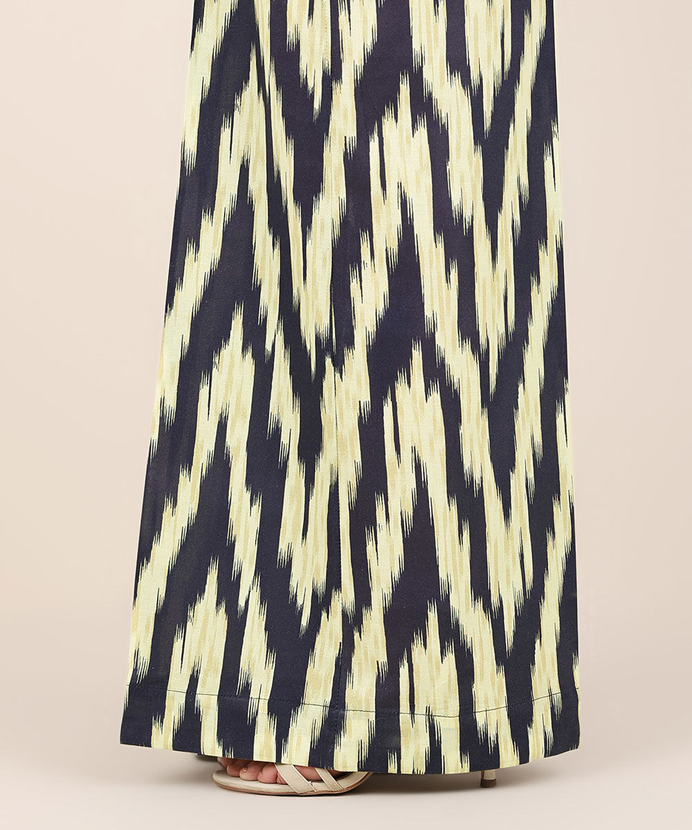 Women's RTW Cambric Multi Printed Flared Pants