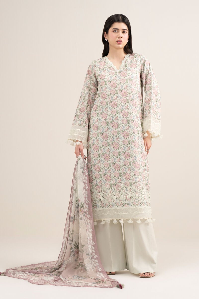3 Piece - Embroidered Lawn Suit