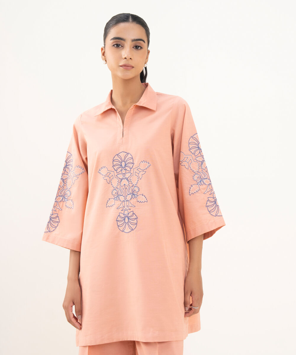 Boxy Shirt TEMARLW25V27 Sapphire PK