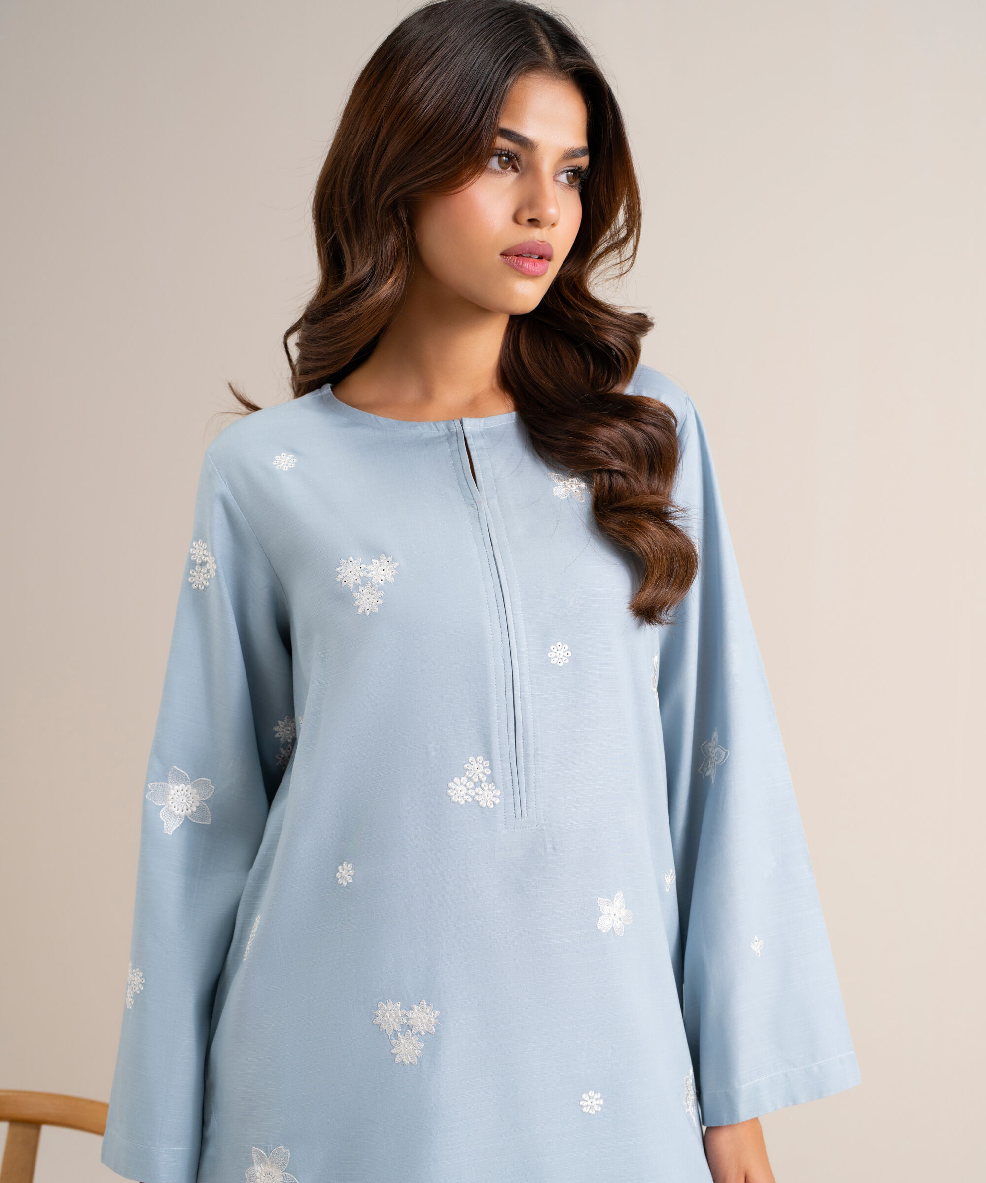 Unstitched Silk Shirt UPEDFW25V231