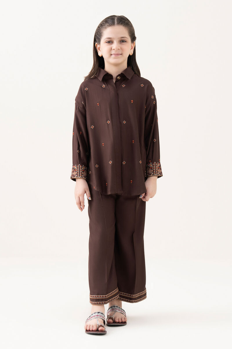 2 Piece - Embroidered Bedford Suit