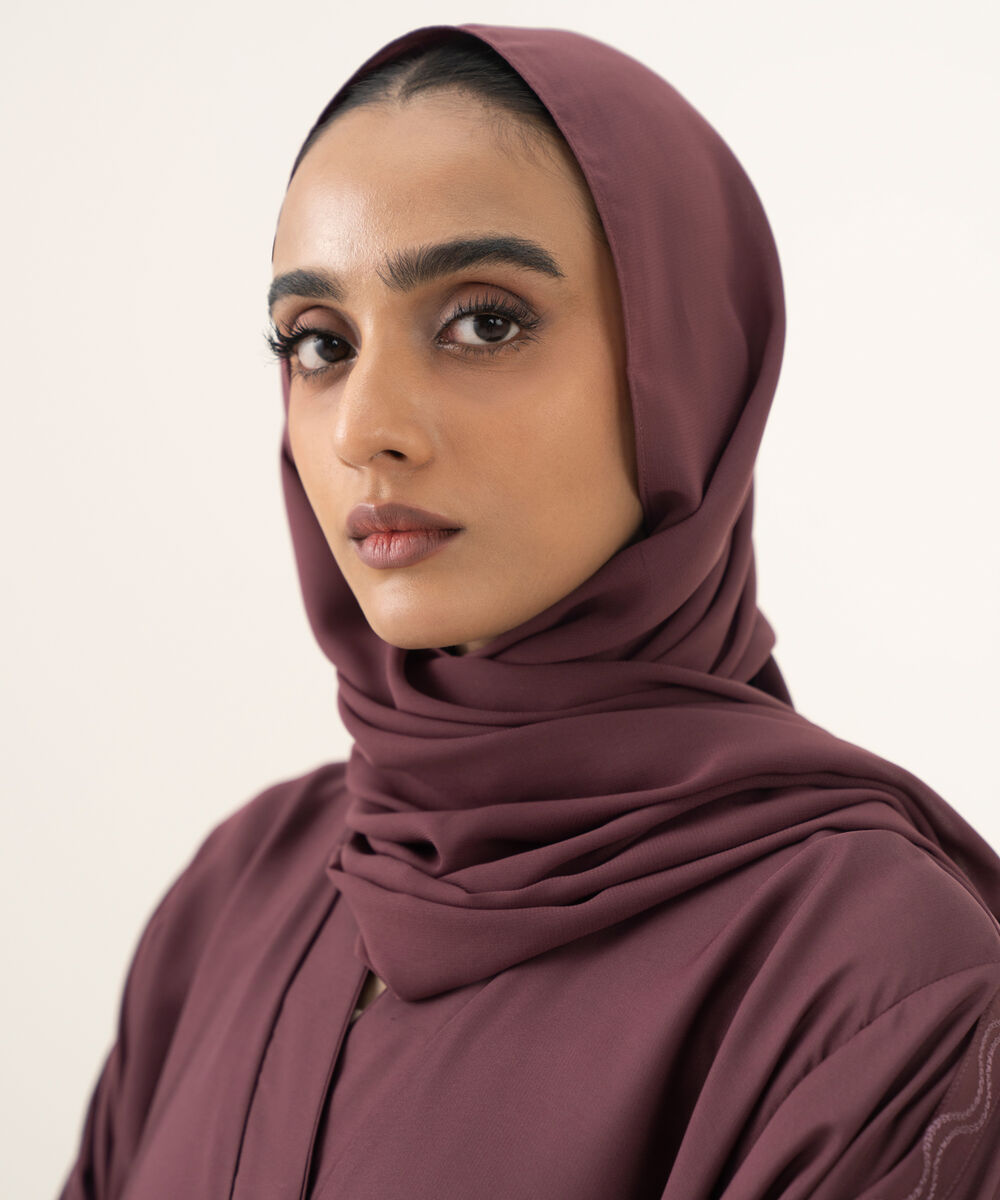 Women's dusty pink hijab