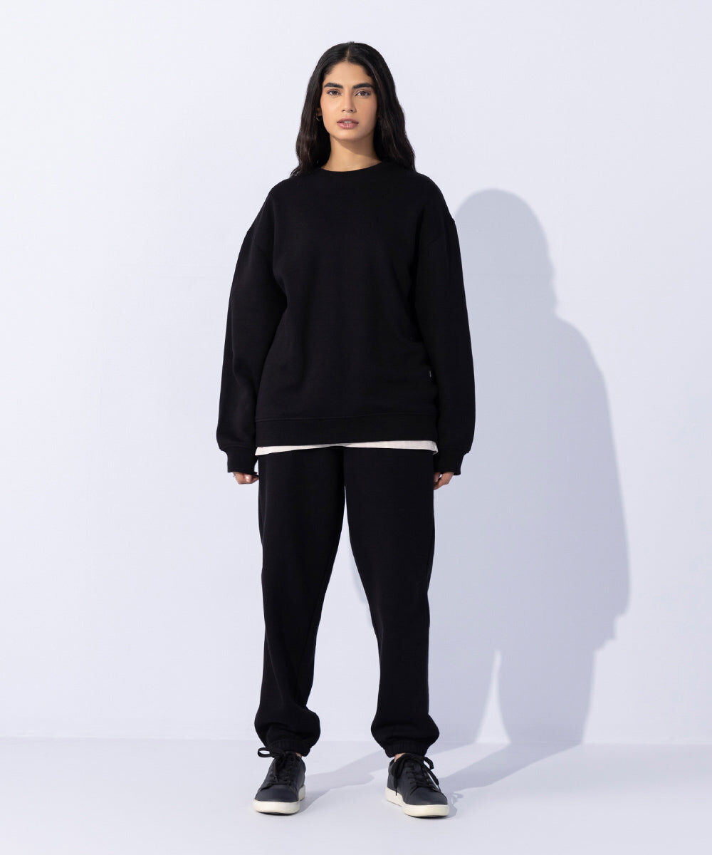 Women's Western Wear Black Sweatshirt