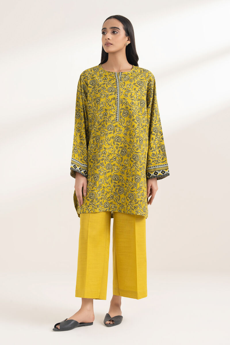 2 Piece - Printed Khaddar Suit