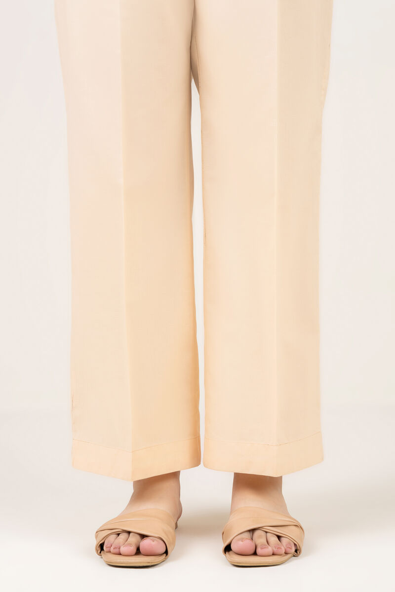 Solid Cambric Straight Pants