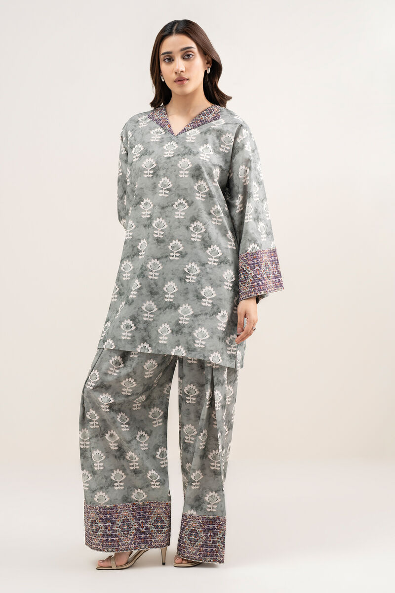 2 Piece - Printed Lawn Suit