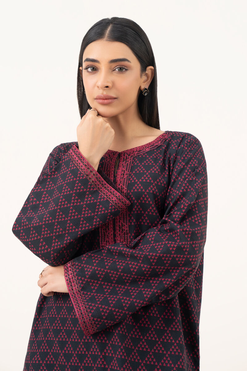 Embroidered Light Khaddar Shirt