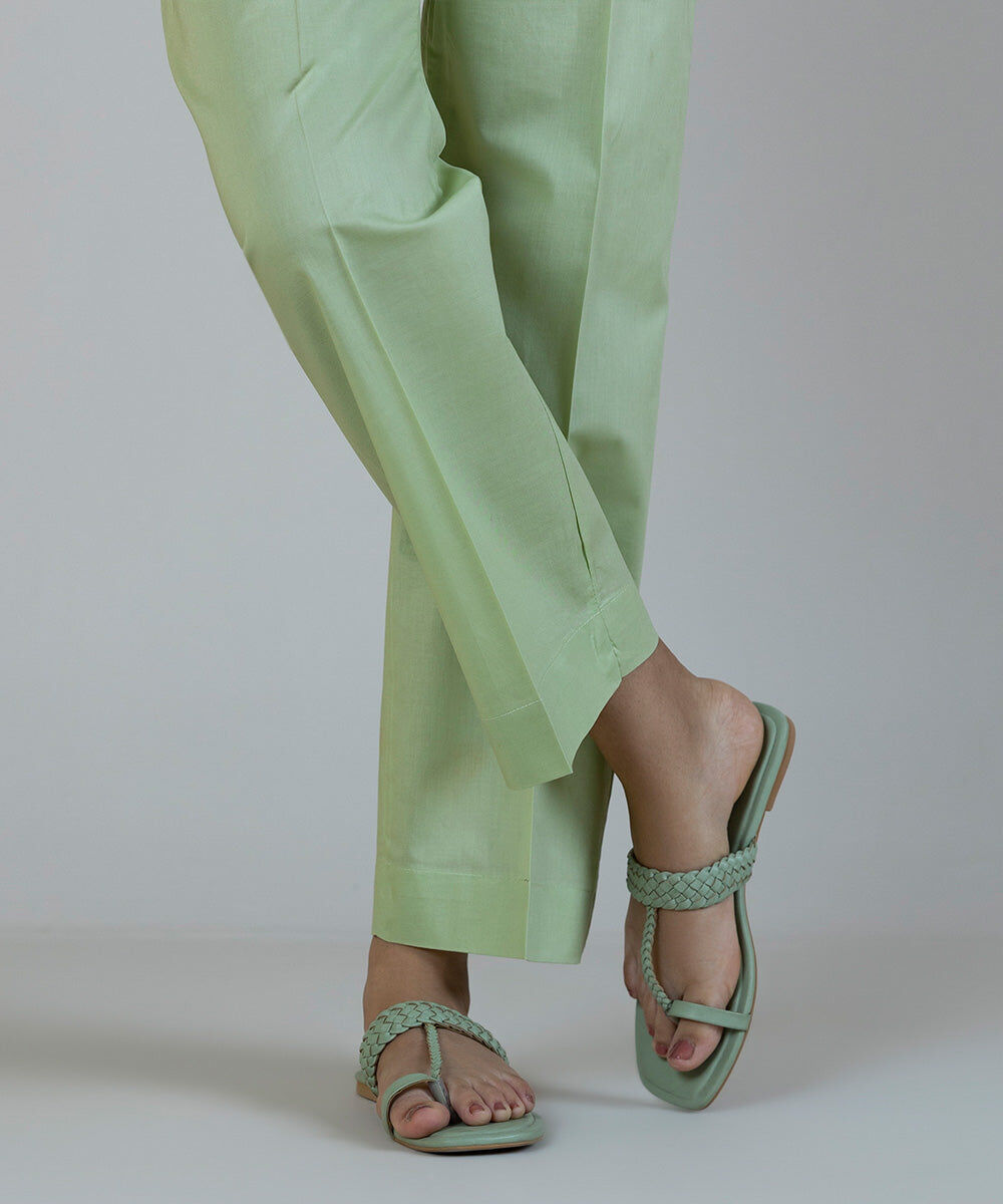 Cambric Straight Pants