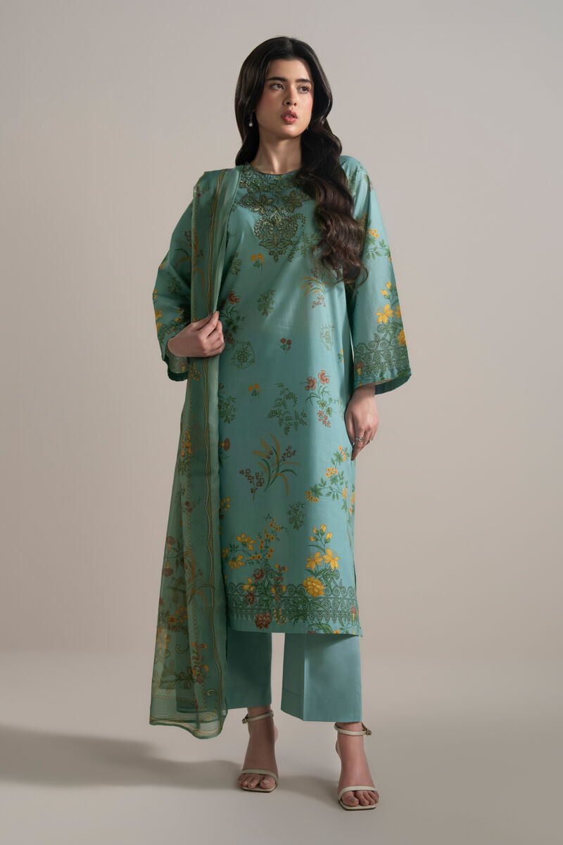 3 Piece - Embroidered Lawn Suit