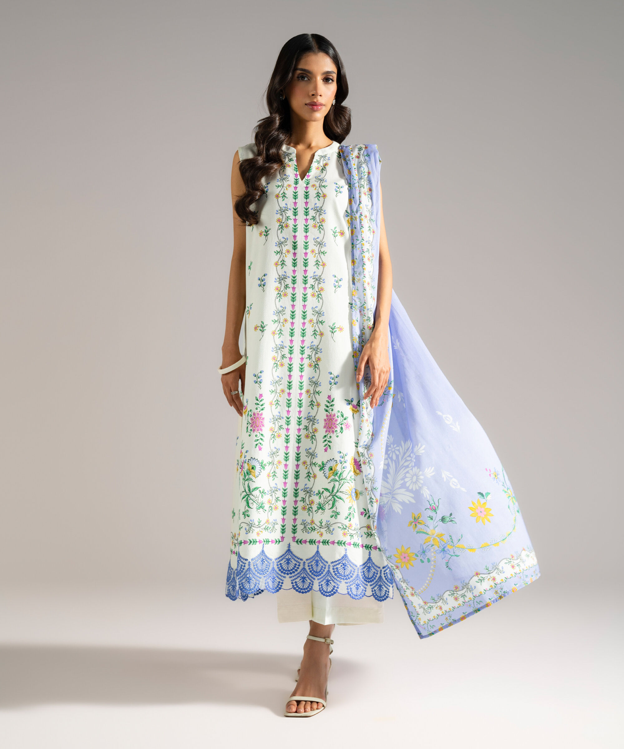Printed Dupatta PRW26SV931DB
